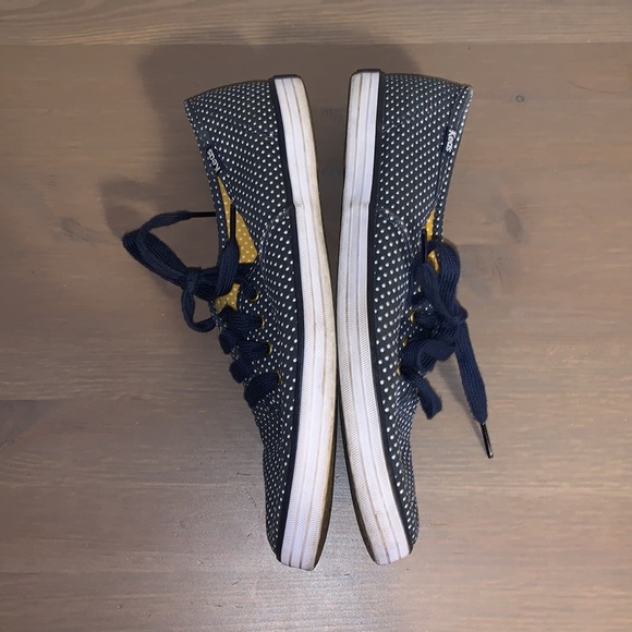 Keds Blue and White Polka Dot Canvas Shoes - Women’s Size 8.5 - Picture 7 of 7